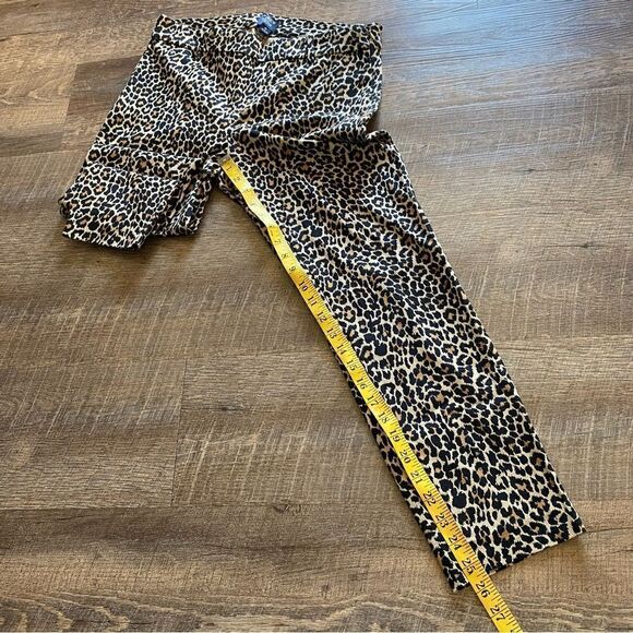 J. Crew Leopard Winnie Pants 6 Ankle Length Animal Print - Picture 10 of 11